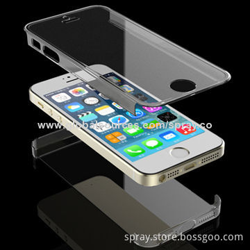 Transparent Crystal Clear Hard Protector Front and Back Case for iPhone 5/5S